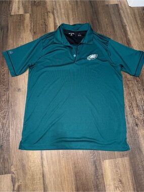 Men's Antigua Philadelphia Eagles Teal Performance Polo Shirt